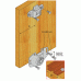 Schiebetür Wandschrank 25kg Bausatz